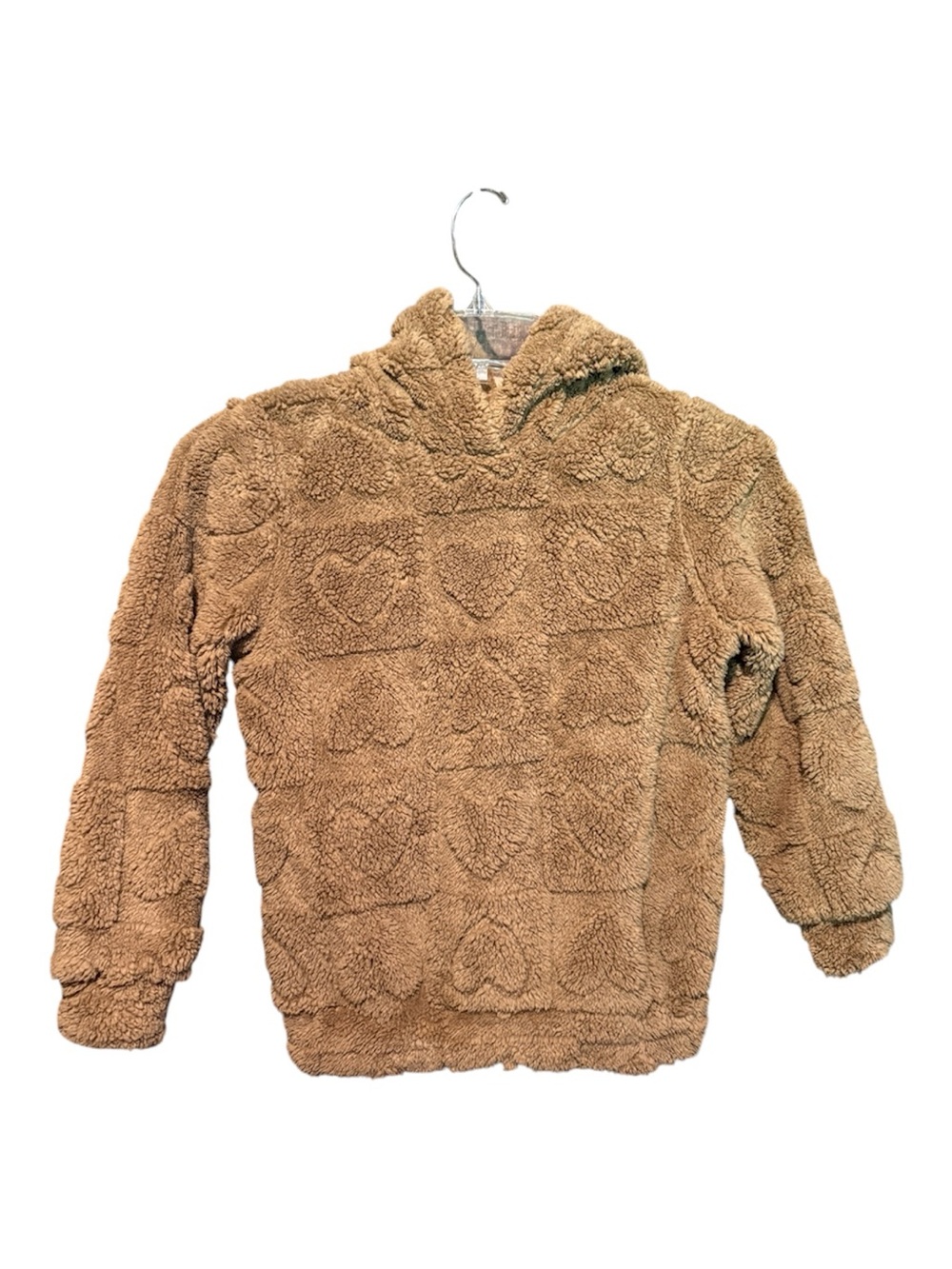 💚💰BOGO FREE Fuzzy Hooded Pullover sz 7Y